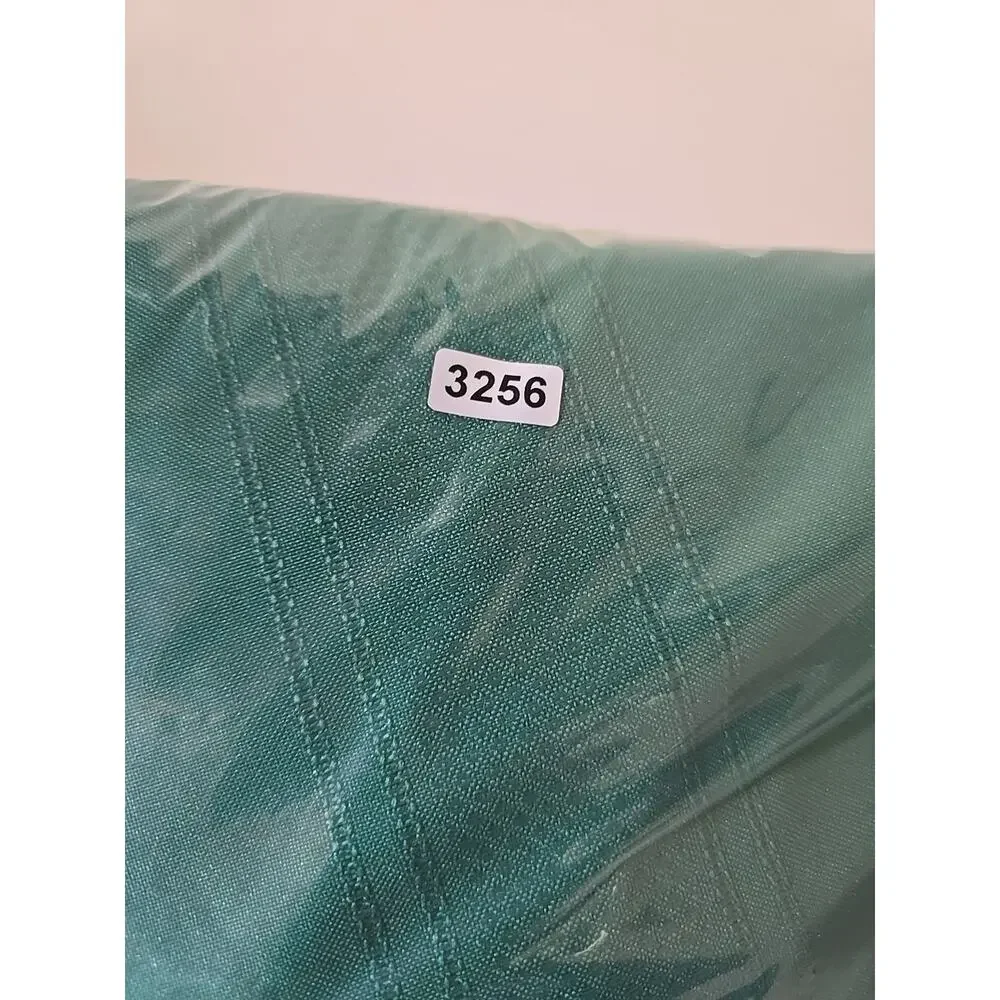 Vtg Green Striped Retro‎ Classic Kitchen Dining Decor Oval Tablecloth 82